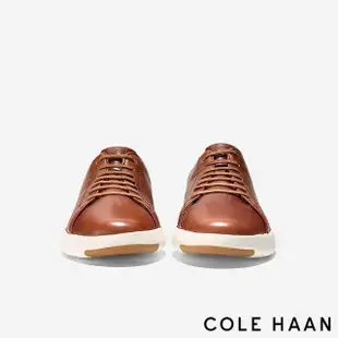 【Cole Haan】GP TENNIS SNEAKER 極簡真皮休閒網球男鞋(棕色-C22585)