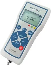 Nextech DFS1000 Digital Force Gauge Push Pull Gauge 1000N/220lbs/100kgs Peak/Track Mode Invert Display Pass/Fail LED USB Output Back-Lit Graphic LCD Metal Enclosures