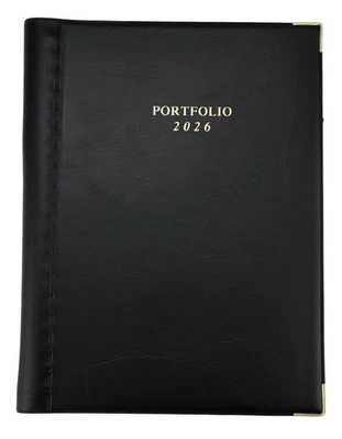 2026 Diary Office Portfolio Tab WEEK TO VIEW Quarto BACK