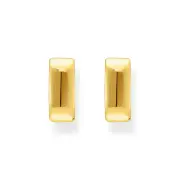 Thomas Sabo Gold Plated Sterling Silver Essential Angular 13mm Hoop Earrings