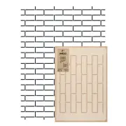 Reusable PLASTIC Wall STENCIL Template 25.6"x37.4" Allover BRICK WALL #2