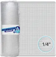 Clear Mesh Netting Material - 4'X5' - Plastic Screen for Fish Aquarium Top Cover
