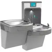 Elkay LZSTL8WSLP ezH2O Bottle Filling Station, Bi-level, Light Gray Granite