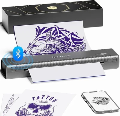 ✅Phomemo TP81 Tattoo Printer, Tattoo Stencils Printer with 10 Tattoo Stencil