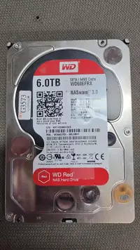 在飛比找露天拍賣優惠-WD60EFRX 故障品 6TB 6T 6000GB 12H