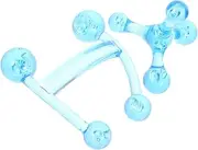 2Pcs Small Handheld Massager Tool Portable Body Massager with Smooth Edges for Neck and Shoulder Relief for Tendon and Back Massage Easy to Grip and Use