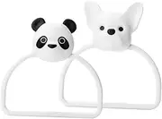 SWOOMEY 2pcs Paper Hanging Shelf Towel Large Wall Holder Mounted Kitchen Drying Toilet Tissue Rack Dispenser
