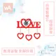 Wall Art 現貨 超靜音設計壁貼時鐘 LOVE 愛 台灣製造高品質機芯 無痕不傷牆面壁鐘 掛鐘 DIY牆貼 842