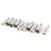 10pcs F Type Female to RCA Male Straight RF Connector Coax Coaxial Adapter
