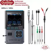 FNIRSI DSO-TC4 10MHz Oscilloscope Signal Generator Transistor Detection 2.8 inch