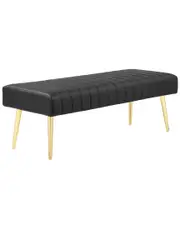 Pangea Home Gold Hilda Bench