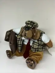 Russ The Country Folks Top Dawg Dog Shelf Sitter Plush Figurine with Tag