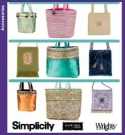 Simplicity 4263 Bags Sewing Pattern Elaine Heigl Design Craft