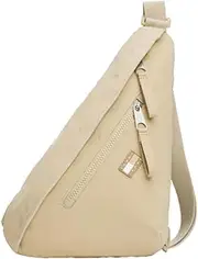 [Tommy Jeans] Sling Crossbody Bag with Nylon, Zipper and Adjustable Strap