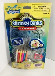 BRAND NEW SEALED Spongbob Squarepants SHRINKY DINKS W/ Pencils 2012 Nickelodeon
