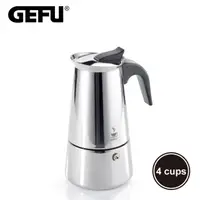 在飛比找momo購物網優惠-【GEFU】德國品牌不鏽鋼濃縮咖啡壺(4杯)