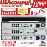 Hikvision 8CH 8PoE NVR DS-7608NI-Q2/8P / -K2/8P / -I2/8P Network Video Recorder