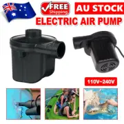 Electric Air Pump Inflator Deflector for Inflatables Pool Bed Home Car 3 Nozzles