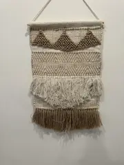 Texture Boho Macrame boho Wall Hanging Neutral Wall Decor