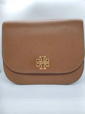 Tory Burch Britten Saddle Bag Crossbody Bag In Moose