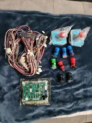 Jamma Arcade 60-1 Icade Pcb, Super Jamma Harness, 8 Buttons And Two 4way...