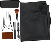 VICASKY 1 Set Professional Hair Cutting Scissors Hairdressing Tools with Thinning Shears Combs and Barber Cape for Salon and Home Use