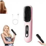 Bellabrush Pro Cordless Hair Straightener Brush (C), 35W, 200°C Max, 7.4V, 3 Heat Settings, All Hair Types, Battery Powered
