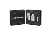 Mont Blanc Explorer Platinum 3pc Set - Eau De Parfum & Eau De Parfum Travel Spray & Shower Gel 100ml 7.5ml