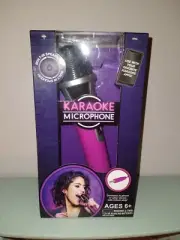 Karaoke Microphone with Built-In Speaker Detachable Cord