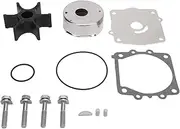 Water Pump Impeller 6E5 44352: 6 Blades with Seal for Boat Motor Engine Pump Kit, Fits 2 Stroke 115 250Hp Outboard Motors