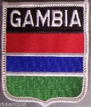 Embroidered International Patch National Flag of Gambia NEW bunting