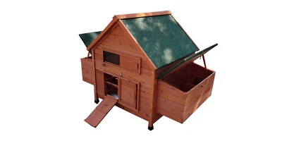 YES4PETS XL Chicken Coop Rabbit Hutch Ferret Cage Hen Chook Cat Kitten House Wit