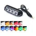 Car Truck Emergency Beacon Warning Hazard Flash Strobe Light Bar 4LED WARN LIGHT