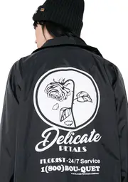 [Petals and Peacocks] Delicate Coach Jacket