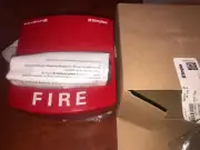 Simplex TrueAlert ES Addressable Red Wall Mount Strobe Light Fire Alarm 49VO-WRF