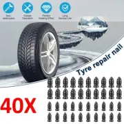 40x Tire Repair Screw in Rubber Plug Nail Car Tyre Puncture Repair Kit Off-Road