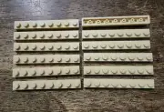 LEGO Tan Plate 1 X 8 Lot Of 12. Part No. 3460