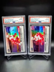 Lucas Raymond/Moritz Seider 2021 UD Credentials Speed Of The Game Lot RC PSA 10