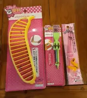 Daiso Chopsticks Banana Chipper/Slicer Onion Shredder/Peeler