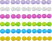 Yoogeer 30 Pack Colorful Contact Lens Case - Bulk Eye Lense Cases, Holder Container Case,6 Colors