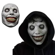 Creepy Smiling Demon Ghost Mask Halloween Cosplay Costume Scary Horror Prop
