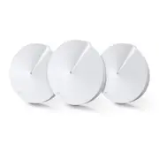 TP-Link Deco M5 (3-Pack) Whole Home Mesh Wi-Fi 1300Mbps System, Built-In Antivirus, Quality of Service, Covers 510sqm 2xGbit Port USB-C, BT, Homecare