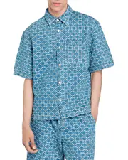 Sandro Cross Denim Shirt