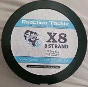 Reaction Tackle Pro Grade 8 Strand Braided Fishing Line. 65lb Test 1000 Yards.