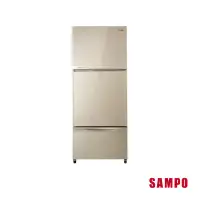 在飛比找環球Online優惠-【SAMPO】聲寶 605L極光鈦玻璃三門變頻冰箱 SR-C