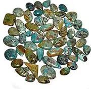 [Jaguar Gems] 5Pcs Natural Loose Gemstone Cabochons (15-30MM) – Multi-Shape Healing Crystals for Jewelry DIY, Wire Wrapping & Crafting | Polished Stones Bulk Lot, Perfect Gift for Gemstone Lovers