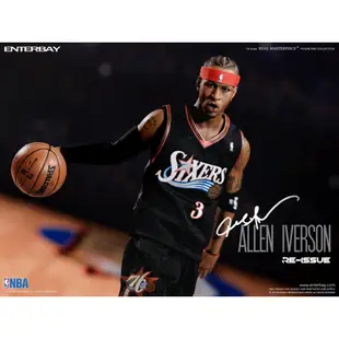 預購 ENTERBAY RM-1060 NBA系列 76人隊 1/6比例 Allen Iverson 艾倫 艾佛森 戰神