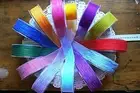 LightWeight Shimmer MESH Blended Ribbon 38mm-3 Metres 12Colour Mix Choice LRD2 3