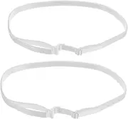 TEHAUX 2pcs Shirt Bands for Women Invisible Tucking Belts Elastic Tuck Bands for Neat Appearance Suitable for Shirts and Jeans Maintain Tidy Style All Day