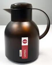EMSA Samba 1L 33.8oz Dark Brown Vacuum Flask Coffee PITCHER Jug Germany NWT NEW